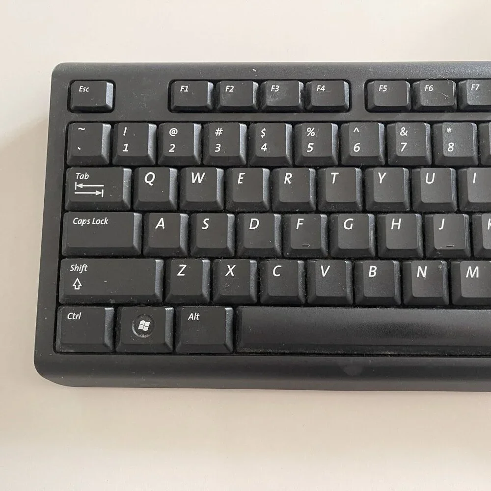 Compaq SK-2085 Wired USB Mechanical Clicky Keyboard Black Retro